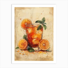 Orange Iced Tea 30 Art Print