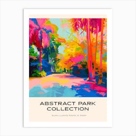 Abstract Park Collection Poster Suan Luang Rama Ix Park Bangkok 2 Art Print