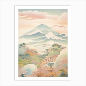 Mount Nasu In Tochigi, Japanese Landscape 4 Art Print