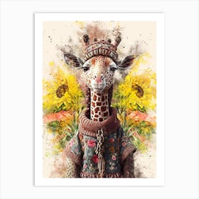 Giraffe 1 Art Print