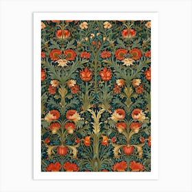 William Morris Floral Art Print