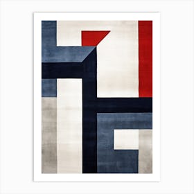 Geometric Essence; Mid Century Abstract Precision Art Print