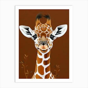 Giraffe 165 Art Print