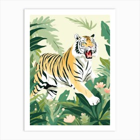 Tiger In The Jungle 38 Art Print