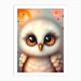 Whimsical Wings: The Adventure of Ollie the Owl Art Print