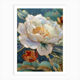 Chinese Kimono 1 Art Print