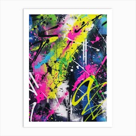 Splatter Painting 16 Art Print