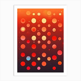 Abstract Circles 4 Art Print