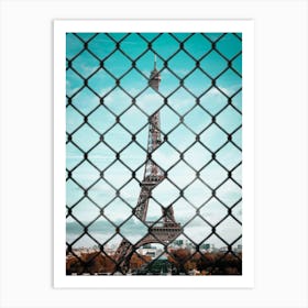 Slice Eiffel Tower Paris Art Print