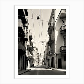 Athens, Greece, Photography In Black And White 4 Art Print