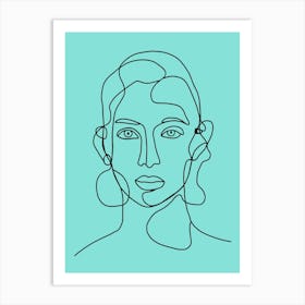 Portrait Of A Woman 2 Art Print