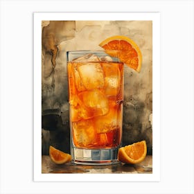 Orange Iced Tea 15 Art Print