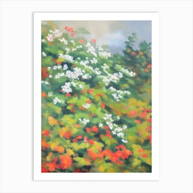 Japanese Aralia 2 Impressionist Painting Art Print