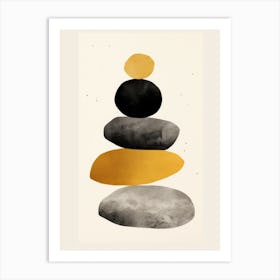 Zen Stones 1 Art Print