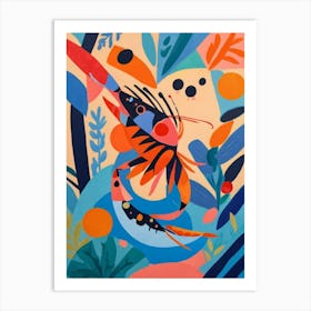 An abstract fish Art Print