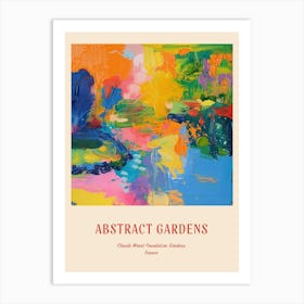 Colourful Gardens Claude Monet Foundation Gar Ae1183b0 49e4 4e57 B69f 2845acf12c61 Red Poster Art Print
