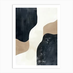 Harmony In Beige Minimalist Style Art Print