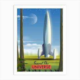 Travel The Universe Art Print