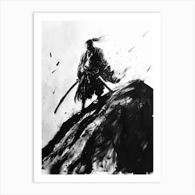 Sketched Black And White 13 Art Print