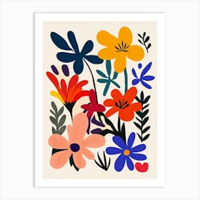 Watercolor Flowers 3 Art Print