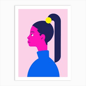 Portrait Of A Woman 207 Art Print