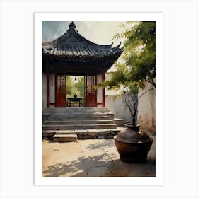 Chinese Garden 2 Art Print