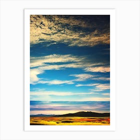 Sky Over A Field Art Print