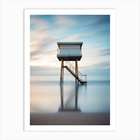 Lifeguard Tower Art Print