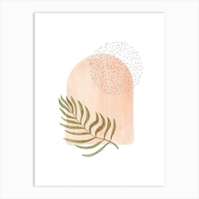 Watercolor Leaf Art Print