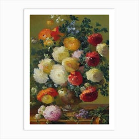 Ranunculus Painting 2 Flower Art Print