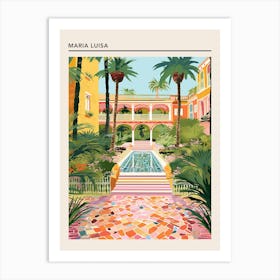 Maria Luisa Park Seville Spain Art Print