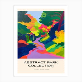 Abstract Park Collection Poster Mount Royal Park Montreal Canada 1 Art Print