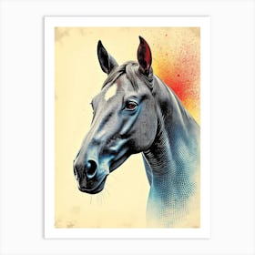 Horse Head Painting Art Print