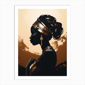 Portrait Of African Woman 2 Art Print