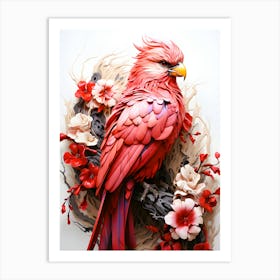 Mystic Aviary Bird In The Wild Art Print