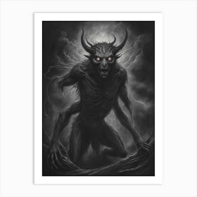 Demon Of The Night Art Print