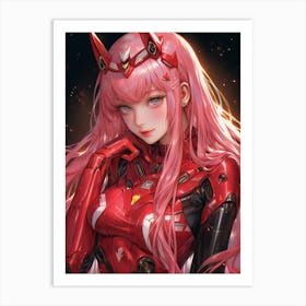 Zero Two Darling In The Franxx 1 Art Print