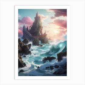 Rocky Shore Art Print