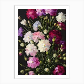 Lisianthus Still Life Oil Painting Flower Art Print