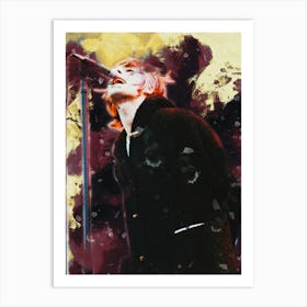 Smudge Liam Gallagher Performed Art Print