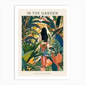 In The Garden Poster San Diego Botanical Garden 2 Art Print
