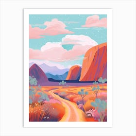 The Uluru Kata Tjuta National Park Art Print