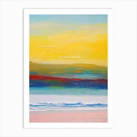 Werri Beach, Australia Bright Abstract Art Print