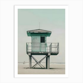 Lifeguard Tower 7 Art Print