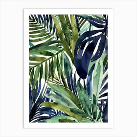 Tropical Leaves 5 Art Print