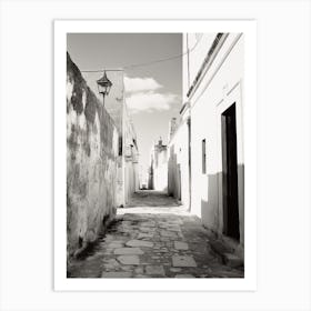 Otranto, Italy, Black And White Photography 3 Art Print