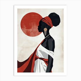 Africa Boho Art; The Minimalism Fantasy Art Print