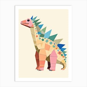 Nursery Dinosaur Art Dimetrodon 3 Art Print