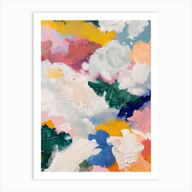 Abstract Clouds Art Print