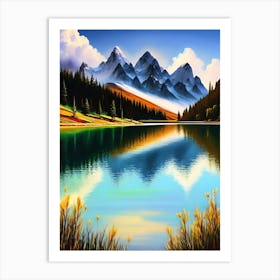 Mountain Lake 17 Art Print